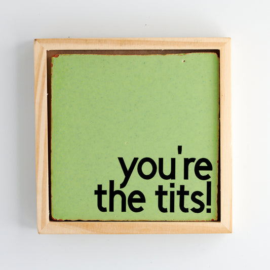 YOU'RE THE TITS!